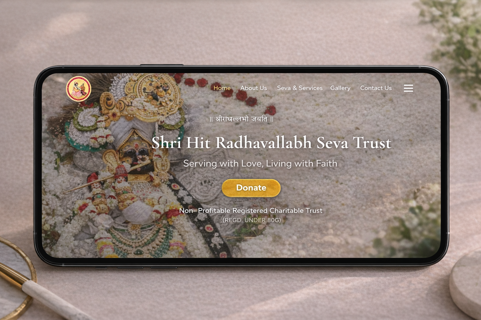 Shri Hit Radhavallabh Seva Trust - Charitable Trust Website Vrindavan